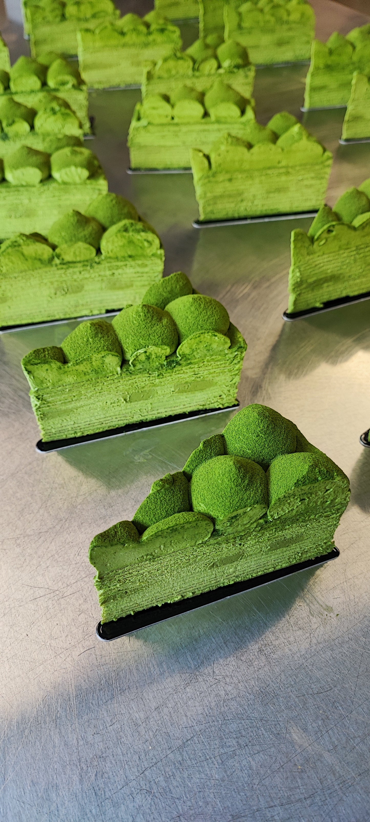 Matcha mille kreppikakku
